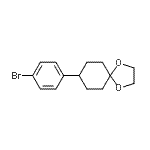 CAS 登录号：125962-61-0， 8-(4-溴苯基)-1,4-二氧杂螺[4.5]癸烷