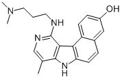 CAS#: 125974-72-3, 11-((3-(Dimethylamino)Propyl)Amino)-8-Methyl-7H-Benzo(E)Pyrido(4,3-b)Indol-3-Ol