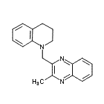 CAS#: 125988-97-8, 2-(3,4-Dihydro-1(2H)-Quinolinylmethyl)-3-Methylquinoxaline