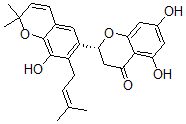 CAS#: 126005-97-8, (2R)-5,7-Dihydroxy-2-[8-Hydroxy-2,2-Dimethyl-7-(3-Methylbut-2-Enyl)Chromen-6-Yl]Chroman-4-One