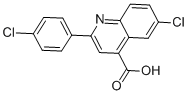 CAS#: 126088-20-8, 6-Chloro-2-(4-Chlorophenyl)-4-Quinolinecarboxylicacid