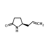 CAS 登录号：126106-94-3， (5S)-5-烯丙基-2-吡咯烷酮