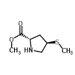CAS#: 126111-06-6, Methyl (4R)-4-(Methylsulfanyl)-L-Prolinate