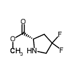 CAS 登录号：126111-14-6， 甲基4,4-二氟-L-脯氨酸酯