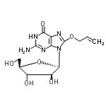 CAS#: 126138-81-6, 8-(Allyloxy)-2-Amino-9-[(3xi)-beta-D-Threo-Pentofuranosyl]-1,9-Dihydro-6H-Purin-6-One