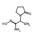 CAS#: 126145-45-7, N'-Hydroxy-2-(2-Oxo-1-Pyrrolidinyl)Propanimidamide