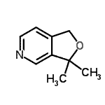 CAS#: 126230-93-1, 3,3-Dimethyl-1,3-Dihydrofuro[3,4-c]Pyridine