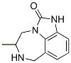 CAS#: 126233-79-2, 4,5,6,7-tetrahydro-5-methylimidazo(4,5,1-jk)(1,4)benzodiazepin-2(1H)-one
