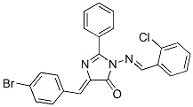 CAS#: 126245-15-6, (5Z)-5-[(4-Bromophenyl)Methylidene]-3-[(2-Chlorophenyl)Methylideneamino]-2-Phenylimidazol-4-One
