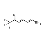 CAS 登录号：126247-94-7， (3E,5E)-6-氨基-1,1,1-三氟-3,5-己二烯-2-酮