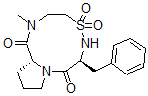 CAS#: 126370-66-9, (7S,12aR)-2-Methyl-5,5-Dioxo-7-(Phenylmethyl)-3,4,6,7,10,11,12,12a-Octahydropyrrolo[1,2-e][1,2,5,8]Thiatriazecine-1,8-Dione