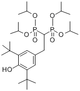 CAS#: 126411-13-0, 4-[2,2-Bis[Di(Propan-2-Yloxy)Phosphoryl]Ethyl]-2,6-Ditert-Butylphenol