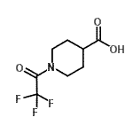 CAS#: 126501-70-0, 1-(Trifluoroacetyl)-4-Piperidinecarboxylic Acid