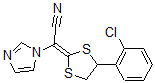 CAS#: 126509-69-1, (2E)-2-[4-(2-Chlorophenyl)-1,3-Dithiolan-2-Ylidene]-2-Imidazol-1-Ylacetonitrile