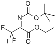 CAS#: 126535-90-8, 2-[[(1,1-Dimethylethoxy)Carbonyl]Imino]-3,3,3-Trifluoro-Propanoic Acid Ethyl Ester