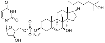 CAS 登录号：126671-68-9， 3-(7,25-二羟基胆固醇)-5'-(2'-脱氧尿苷酰基)单磷酸酯