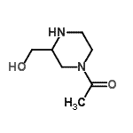 CAS#: 126766-52-7, 1-[3-(Hydroxymethyl)-1-Piperazinyl]Ethanone