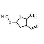 CAS#: 126810-41-1, 5-Methoxy-2-Methyltetrahydro-3-Furancarbaldehyde