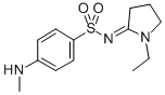 CAS 登录号：126826-54-8， (NZ)-N-(1-乙基吡咯烷-2-亚基)-4-甲基氨基苯磺酰胺