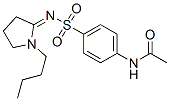 CAS#: 126826-59-3, N-[4-[(1-Butylpyrrolidin-2-Ylidene)Amino]Sulfonylphenyl]Acetamide