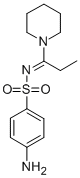 CAS 登录号：126826-68-4， (NE)-4-氨基-N-(1-哌啶-1-基亚丙基)苯磺酰胺