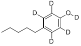 CAS#: 126839-95-0, 4-Pentyl-Phen-2,3,5,6-D4-Ol-D