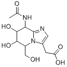 CAS#: 126844-81-3, 2-[8-Acetamido-6,7-Dihydroxy-5-(Hydroxymethyl)-5,6,7,8-Tetrahydroimidazo[3,2-a]Pyridin-3-Yl]Acetic Acid