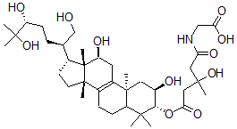CAS 登录号：126882-56-2， 簇生黄韧伞酸C