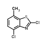 CAS#: 126920-73-8, 2,4-Dichloro-7-Methyl-1,3-Benzothiazole