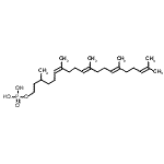 CAS#: 12698-55-4, alpha-[2-Methyl-4-(Phosphonooxy)Butyl]-omega-[(2E,6E)-3,7,11-Trimethyl-2,6,10-Dodecatrien-1-Yl]Poly[(2Z)-2-Methyl-2-Butene-1,4-Diyl]