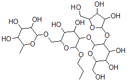 CAS 登录号：126990-49-6， Propyl alpha-Ristotetraoside