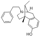 CAS#: 127-35-5, 1,2,3,4,5,6-Hexahydro-6,11-Dimethyl-3-Phenethyl-2,6-Methano-3-Benzazocin-8-Ol Hydrobromide