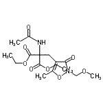 CAS#: 127020-33-1, Diethyl Acetamido{[2-(Methoxymethyl)-5-Methyl-3-Oxo-2,3-Dihydro-1,2-Oxazol-4-Yl]Methyl}Malonate