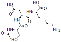 CAS#: 127103-04-2, (2S)-2-[[(2S)-2-[[(2S)-2-Acetamido-3-Hydroxypropanoyl]Amino]-4-Hydroxy-4-Oxobutanoyl]Amino]-6-Aminohexanoic Acid
