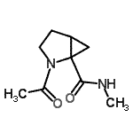 CAS#: 127117-45-7, 2-Acetyl-N-Methyl-2-Azabicyclo[3.1.0]Hexane-1-Carboxamide