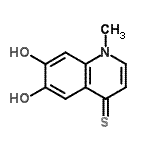 CAS#: 127133-92-0, 6,7-Dihydroxy-1-Methyl-4(1H)-Quinolinethione