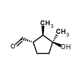 CAS#: 127135-65-3, (1S,2R,3S)-3-Hydroxy-2,3-Dimethylcyclopentanecarbaldehyde