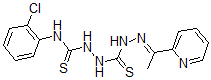 CAS 登录号：127142-14-7， 1-(2-氯苯基)-3-[(1-吡啶-2-基乙亚基氨基)硫代氨基甲酰氨基]硫脲