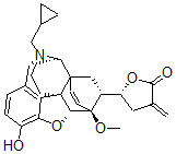 CAS#: 127154-03-4, N-(Cyclopropylmethyl)-6,14-endo-etheno-7-(3-carboxy-3-butenyl)tetrahydronororipavine gamma-lactone