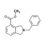 CAS 登录号：127168-92-7， 甲基2-苄基-4-异吲哚啉羧酸酯