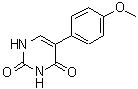 CAS 登录号：127236-04-8， 5-(4-甲氧基苯基)-2,4(1H,3H)-嘧啶二酮