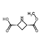 CAS 登录号：127310-54-7， (2R,4S)-4-(甲氧羰基)-2-吖丁啶羧酸