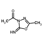 CAS#: 127351-20-6, 1-(2-Imino-5-Methyl-1,3,4-Oxadiazol-3(2H)-Yl)Ethanone