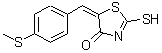 CAS#: 127378-28-3, (5E)-5-[4-(Methylsulfanyl)Benzylidene]-2-Sulfanyl-1,3-Thiazol-4(5H)-One