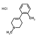 CAS#: 127382-79-0, 1-Methyl-4-(2-Methylphenyl)-1,2,3,6-Tetrahydropyridine Hydrochloride (1:1)