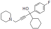 CAS#: 127471-25-4, 1-Cyclohexyl-1-(4-Fluorophenyl)-4-Piperidin-1-Ylbut-2-Yn-1-Ol
