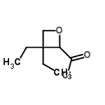 CAS 登录号：127565-53-1， 3,3-二乙基-2-氧杂环丁烷羰基氯化物