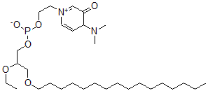 CAS#: 127614-93-1, 2-(4-Dimethylamino-3-Oxo-4H-Pyridin-1-Ium-1-Yl)Ethyl (2-Ethoxy-3-Hexadecoxypropyl) Phosphite