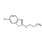 CAS#: 127682-33-1, 6-Fluoro-2-Propoxy-1,3-Benzothiazole
