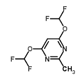 CAS#: 127697-73-8, 4,6-Bis(Difluoromethoxy)-2-Methyl-Pyrimidine